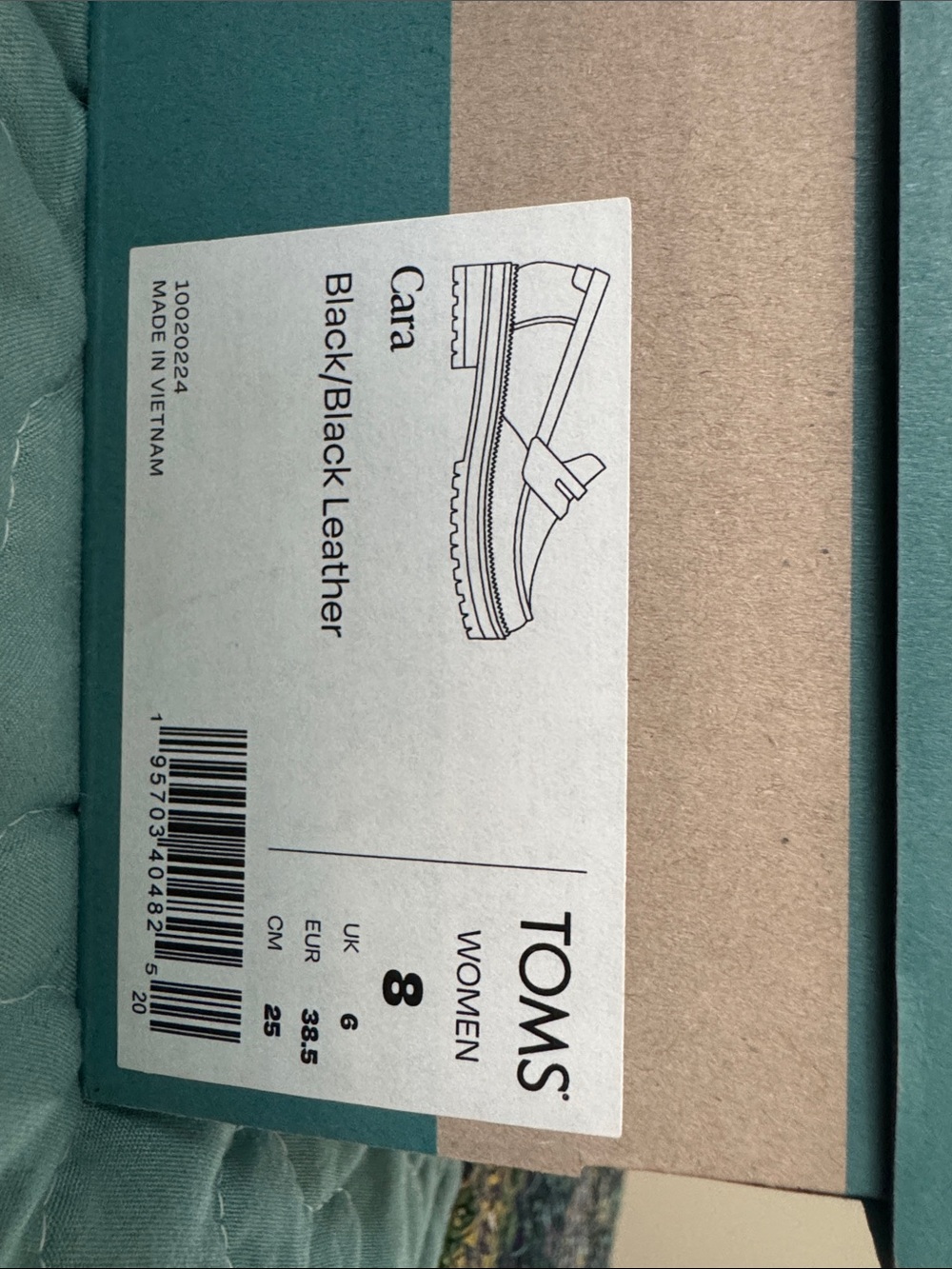 TOMS Women's Penny Loafers in Brown and Black - Picture 8 of 8